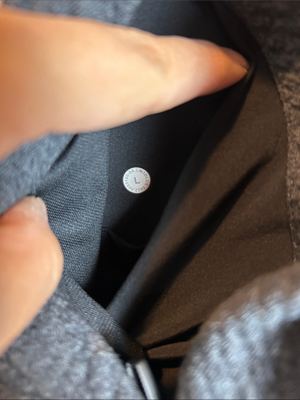 Lululemon At Ease Half -Zip Pullover Sweatshirt in Dark Charcoal size L - Picture 5 of 7